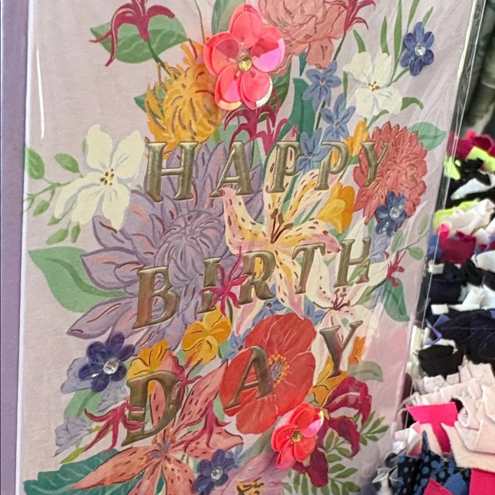 🆕Papyrus Bouquet Birthday Greeting Card